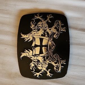 Medieval style belt large  buckle